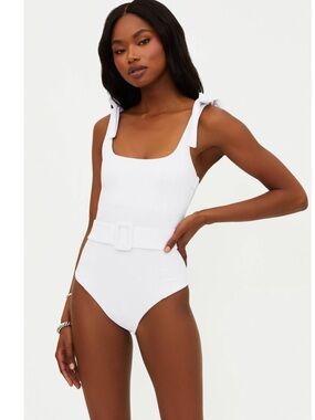 NWOT Beach Riot Sydney One-Piece White